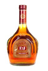 Hayward, CA - July 27, 2014: Bottle of E&J Brandy, Original extr